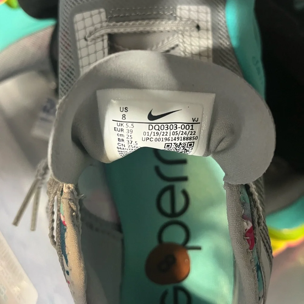 Nike Women's Training Shoes - Gray, Teal, Pink, Yellow